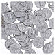 St. Benedict medals, PACK of 100 pcs, 0.9 in, aluminum s3