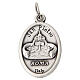Medaglia Mater Ecclesiae in zama 30x15 mm s2
