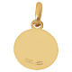 Red gold medal, 1 g, Sacred Heart of Mary, 18K, 0.4-inch diameter s3