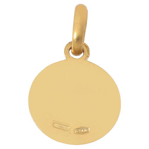 Medalik z różowego złota 18 Kt, Najświętsze Serce Maryi, śr. 1 cm, waga 1,08 g 3