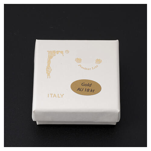 Pingente ouro vermelho 18K Sagrado Coração de Maria 1 cm 1,08 gr 4