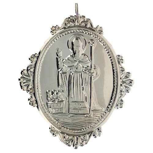 Confraternity Medal in metal, Saint Nicholas 3