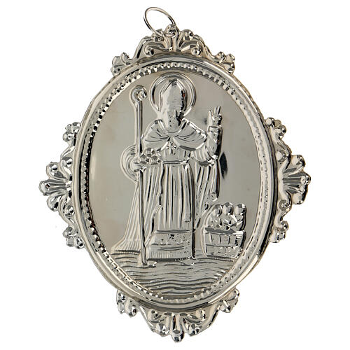 Confraternity Medal in metal, Saint Nicholas 4