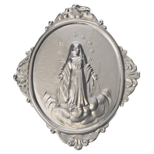 Confraternity Medal in metal, Mary Assumed in Heaven 1
