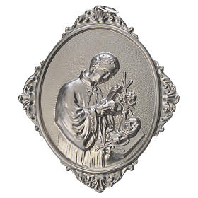 Medalla cofradía San Luis Gonzaga. metal