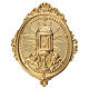 Medalhão de irmandade Ostensório Ambrosiano metal s1