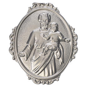 Confraternity Medal in brass, Saint Joseph with baby Jesus