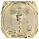 Medalhão irmandade Cálice com IHS latão s3