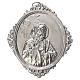 Medalion dla konfraterni Świętego Frnaciszka z Paoli mosiądz s1