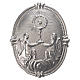 Confraternity Medal in brass, Roman Monstrance with Angels s1