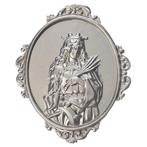 Medalla cofradía Santa Catalina latón 1