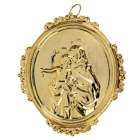Medalla cofradía Virgen del Rosario latón