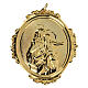 Medalla cofradía Virgen del Rosario latón s1