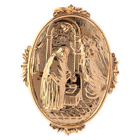 Confraternity Medal in brass, Annunciation scene