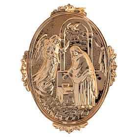 Confraternity Medal in brass, Annunciation scene