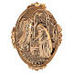 Confraternity Medal in brass, Annunciation scene s2