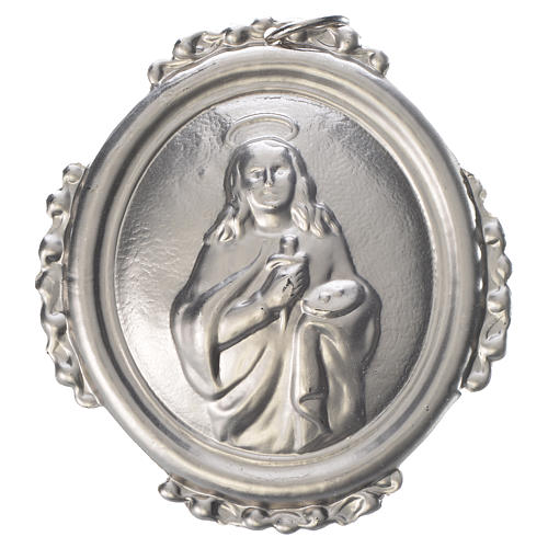 Confraternity Medal in brass, Saint Lucy 1
