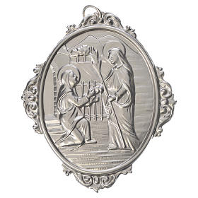 Medalhão para irmandade Visita da Virgem à Santa Elisabete