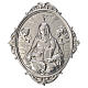 Confraternity Medal, Our Lady with book, monstrance and angels s1