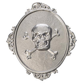 Confraternity Medal in brass, Skull