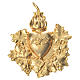 Medalhão irmandade Sagrado Coração com grinalda s5