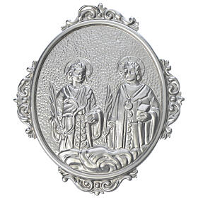 Confraternity Medal in brass, Saints Cosmas and Damian