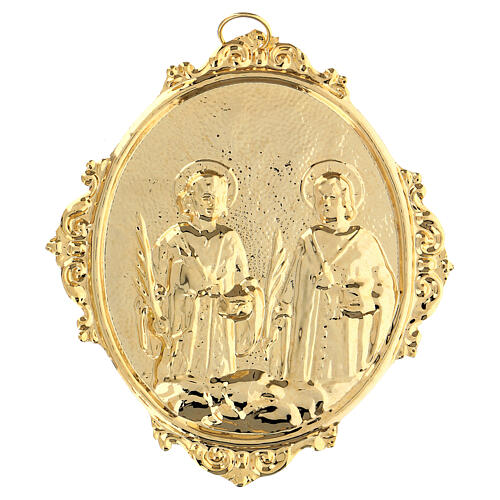 Confraternity Medal in brass, Saints Cosmas and Damian 1