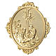 Medalla cofradía Deposición de Cristo latón s1