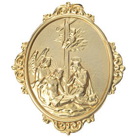 Confraternity Medal in brass, Deposition scene