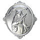 Medalion dla konfraterni Matki Bożej Bolesnej mosiądz s1