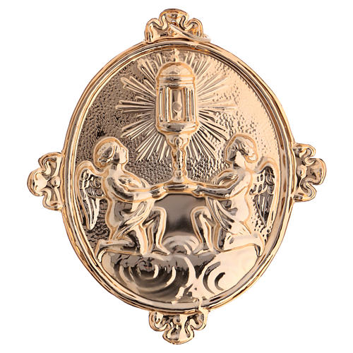 Confraternity Medal in brass, Blessed Sacrament Ambrosian Monstr 2