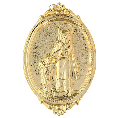 Confraternity Medal in brass, Saint Anne 3
