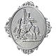 Medalhão de irmandade latão São Jorge s1