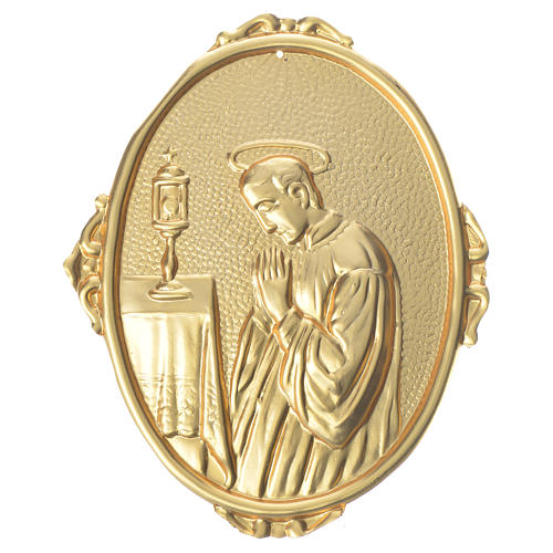 Medaglione confraternite S. Luigi ottone 1