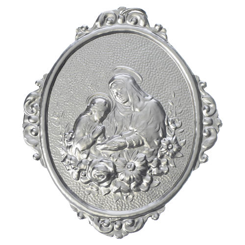 Médaille de confrérie Sainte Anne avec fleurs 1
