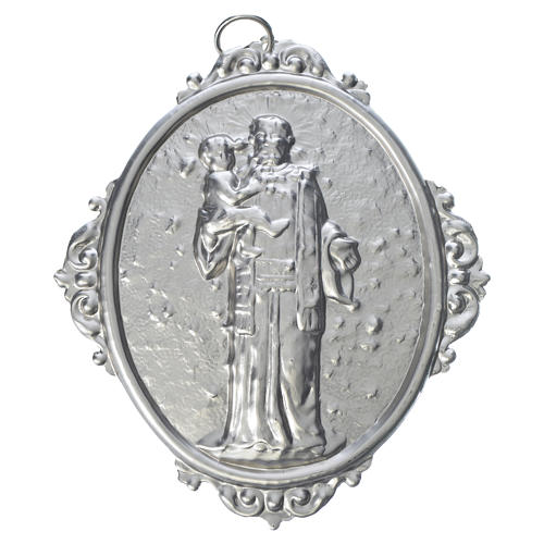 Confraternity Medal in brass, Saint Anthony with Jesus 1