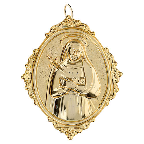 Medaglione confraternite ottone Addolorata 3