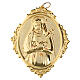 Medaglione confraternite ottone Addolorata s1