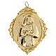 Medaglione confraternite ottone Addolorata s3
