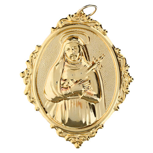 Confraternity Medal in brass, Our Lady of Sorrows 1