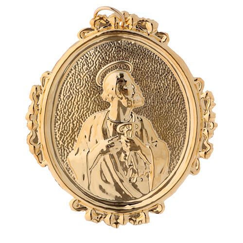Confraternity Medal, Saint Peter in brass 2