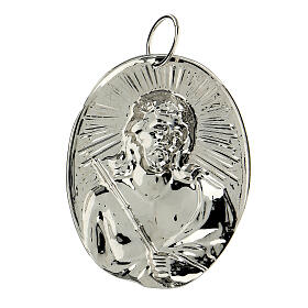 Médaille confrérie laiton Christ avec couronne d'épines