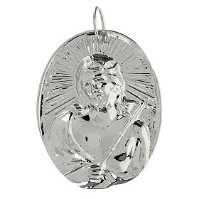 Medalhão de irmandade latão Cristo com espinhos