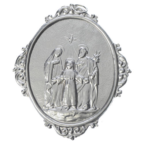 Confraternity Medal with image of Holy Family in brass 1