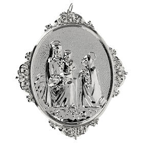 Medalion konfraterni Madonna z Dzieciątkiem mosiądz