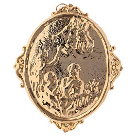 Medaglione confraternite Anime Purganti con Madonna s1