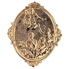 Medaglione confraternite Anime Purganti con Madonna s2