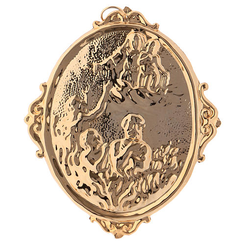 Medaglione confraternite Anime Purganti con Madonna 1