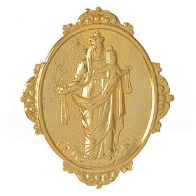 Médailles confréries et associations: Médaillon confrérie laiton Notre-Dame du Mont-Carmel