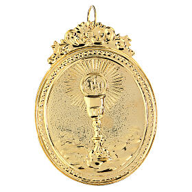 Medalhão para irmandade Cálice com hóstia e IHS